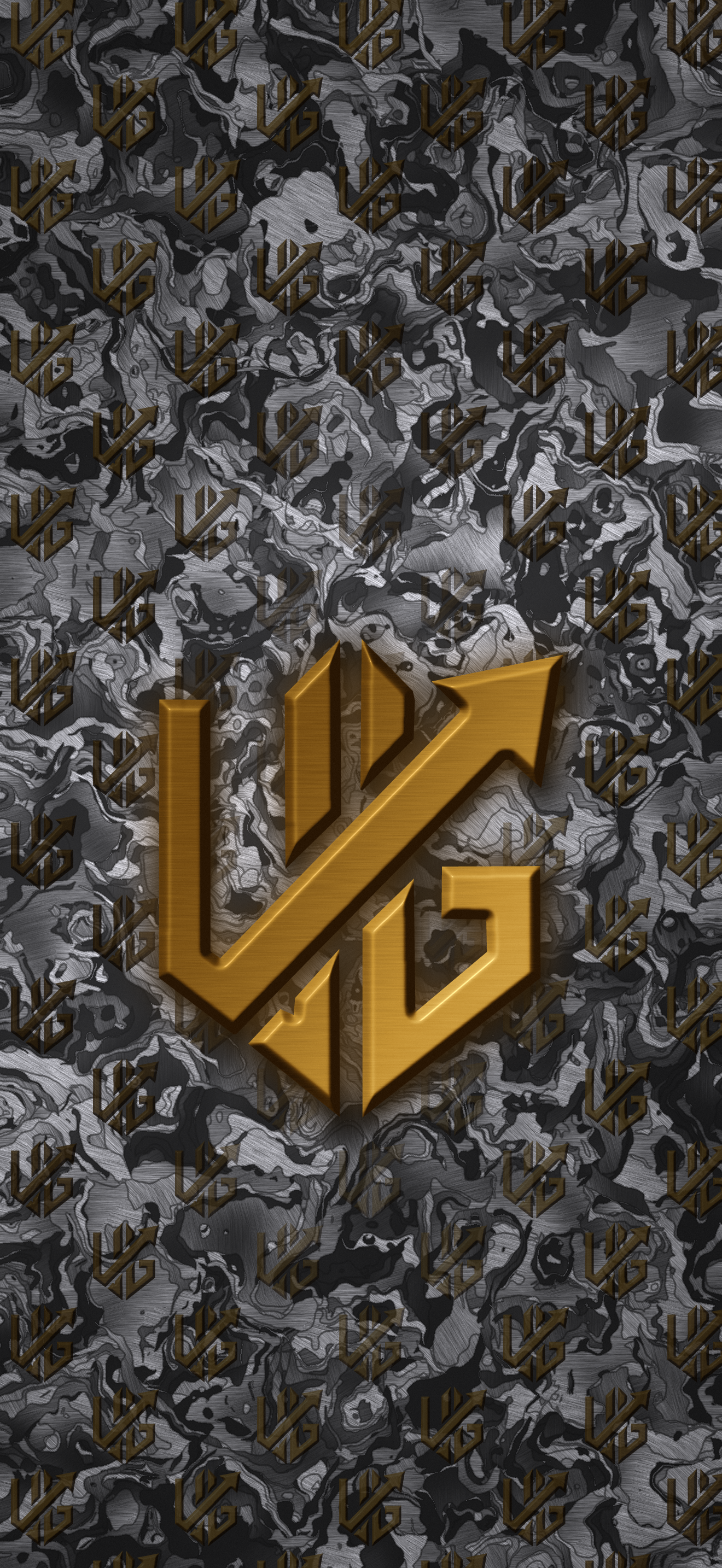 Gold Monogram Pattern wallpaper